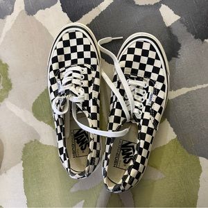 Authentic Checkered Vans